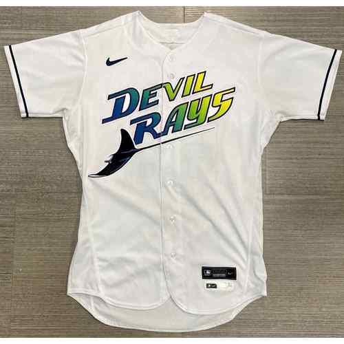 Men's Tampa Bay Rays #56 Randy Arozarena White Flex Base Stitched Baseball Jersey